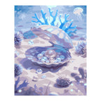 Pearl Oyster Underwater completed artwork on a clean white background