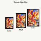 Phoenix Golden Temple Sunrise size comparison