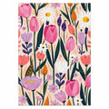 Pink Tulip Meadow Diamond Painting Kit original artwork