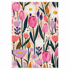 Pink Tulip Meadow Diamond Painting Kit original artwork