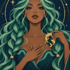 Close-up of sparkling drills on the Pisces Seafoam Current design