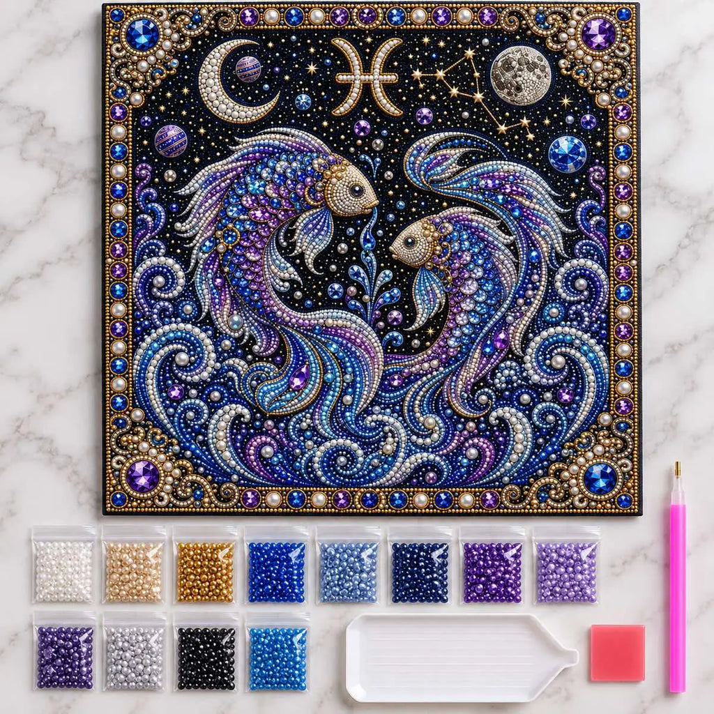 pisces pearl painting kit contents as shown
