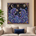 pisces pearl artwork shown as a home display example