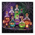Poison Potion Bottles Pearl Diamond Painting Kit hero image