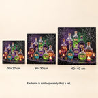 Poison Potion Bottles Pearl Diamond Painting Kit size image