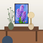 Purple Hyacinths Diamond Painting Kit lifestyle view