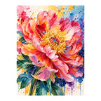 Original artwork showing radiant peony bloom.