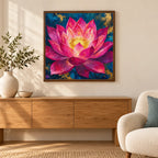 Home decor scene featuring Radiant Lotus Bloom