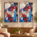 Red-Blue Cubist Face: frame comparison image