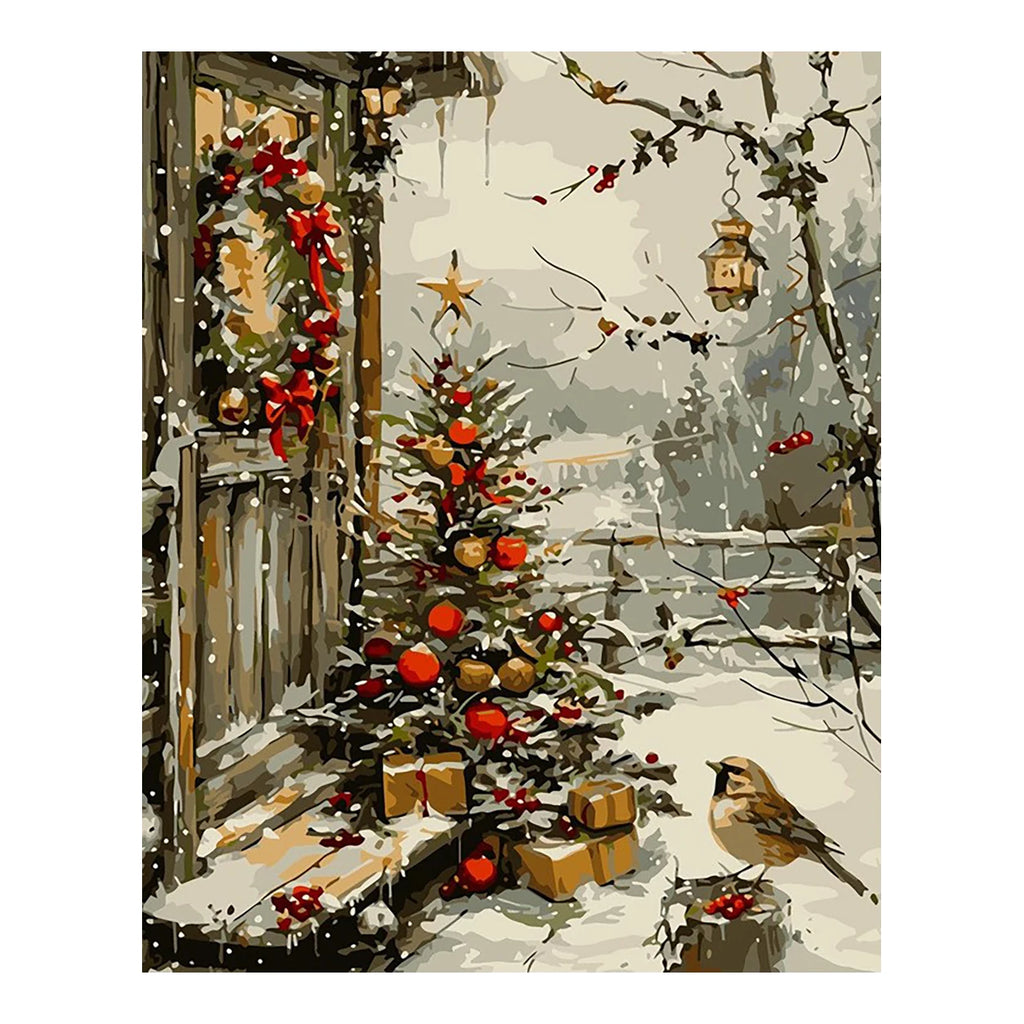 Original artwork for Red Ribbons In Snow