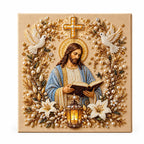 Jesus Reading Pearl Diamond Painting Kit hero image