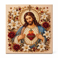 Sacred Heart of Jesus Pearl Diamond Painting Kit hero image
