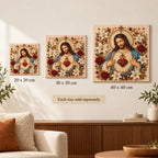 Sacred Heart of Jesus Pearl Diamond Painting Kit size image