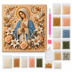 Virgin Mary Pearl Diamond Painting Kit kit image