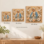 Virgin Mary Pearl Diamond Painting Kit size image
