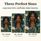 River Pearl Guardian diamond painting in 20 by 30, 30 by 40, and 40 by 50 centimeter sizes