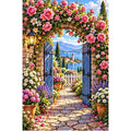 Roses Vintage Garden Gate — original artwork on a clean white background