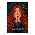 Original white-background artwork of Sagittarius Archer Star