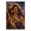 Original white-background artwork — star archer