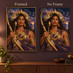 Framed and no-frame style comparison — star archer