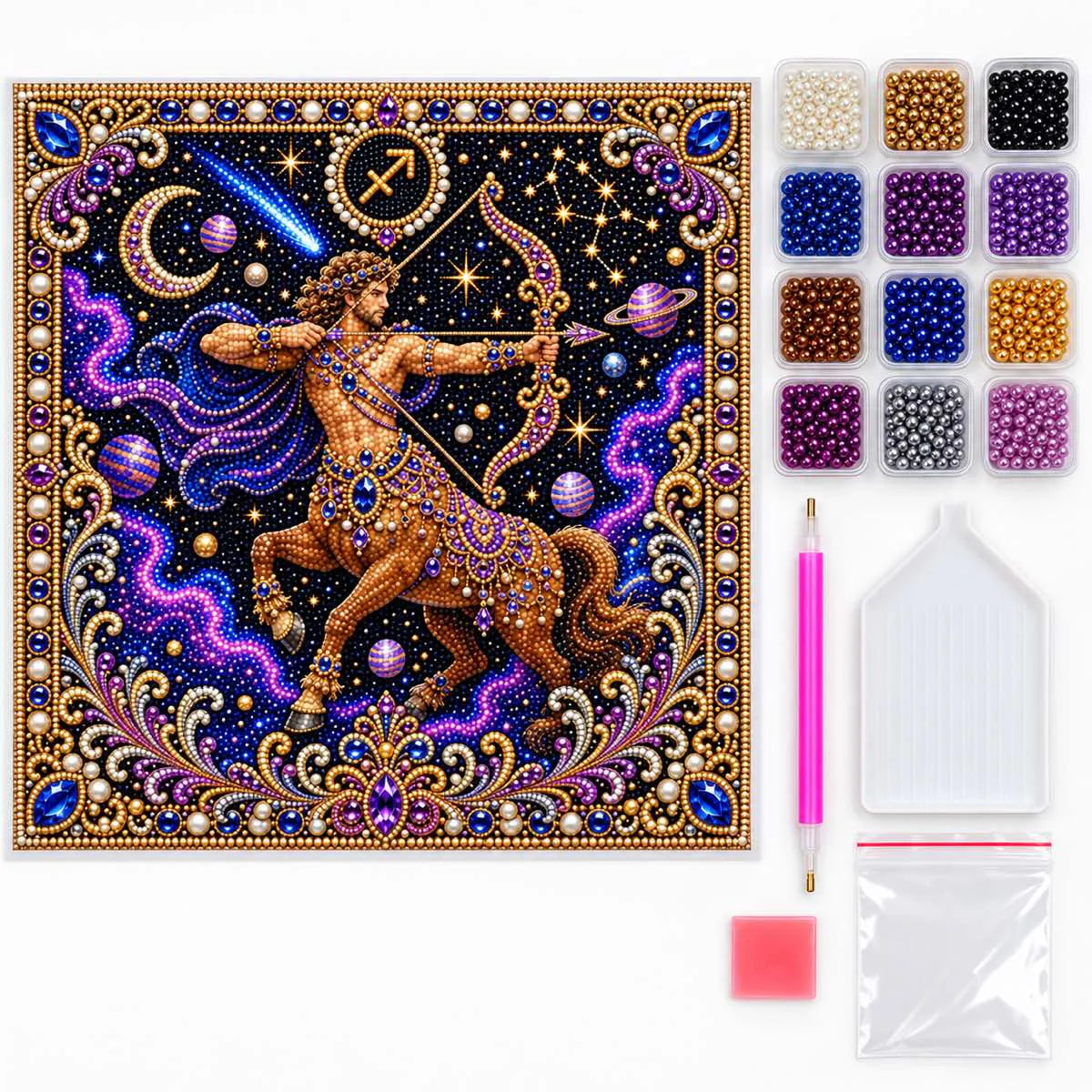 sagittarius pearl painting kit contents as shown
