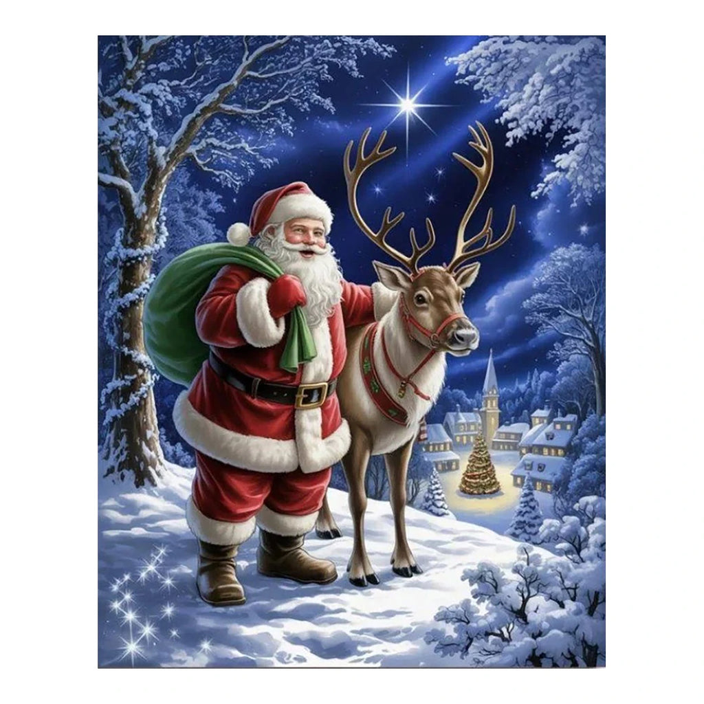Original artwork for Santa Beneath The Guiding Star