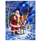 Finished diamond painting for Santa Beneath The Guiding Star