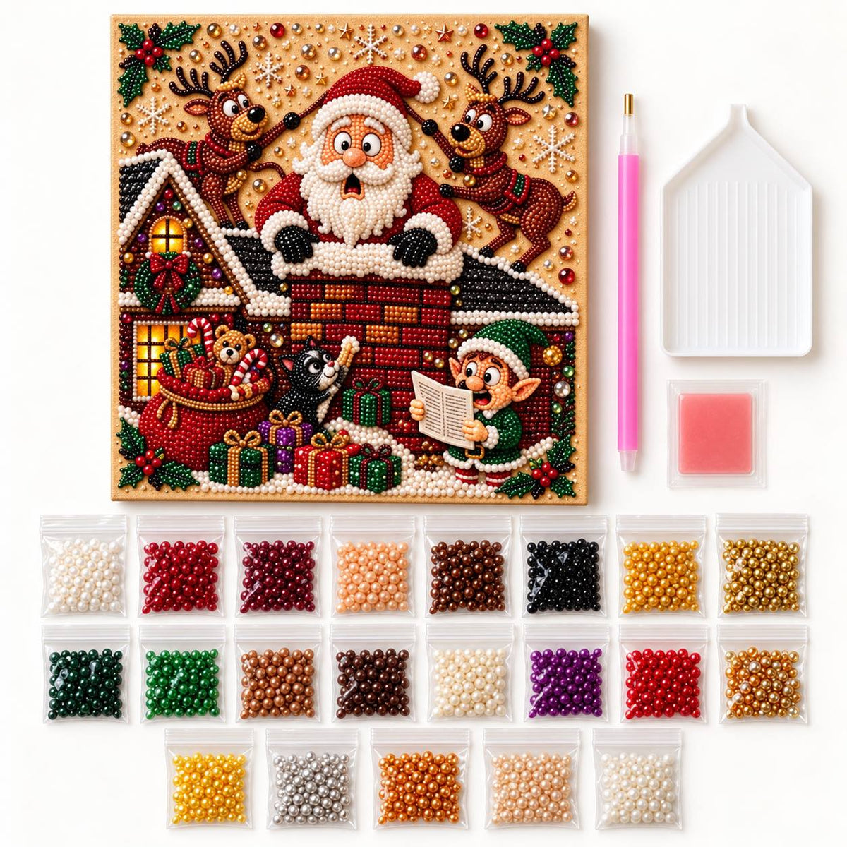 Santa Chimney Holiday Helpers — kit image