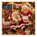 Santa Cookie Grandma Pearl Diamond Painting Kit hero