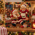 Santa Cookie Grandma Pearl Diamond Painting Kit room