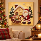 Santa Cottage Gift Sleigh — room image