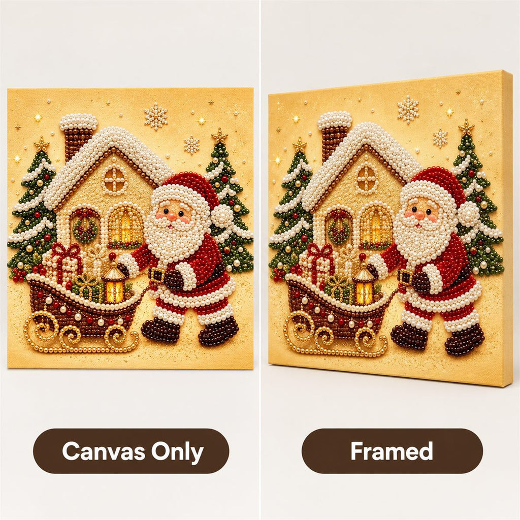 Santa Cottage Gift Sleigh — style image
