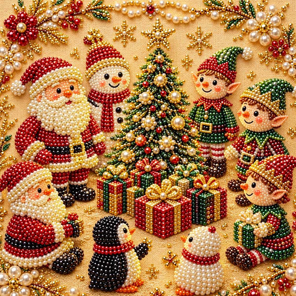 Santa Elves Christmas Tree Party — detail image