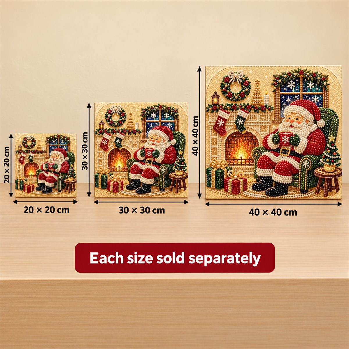 Santa Fireplace Cocoa — size image