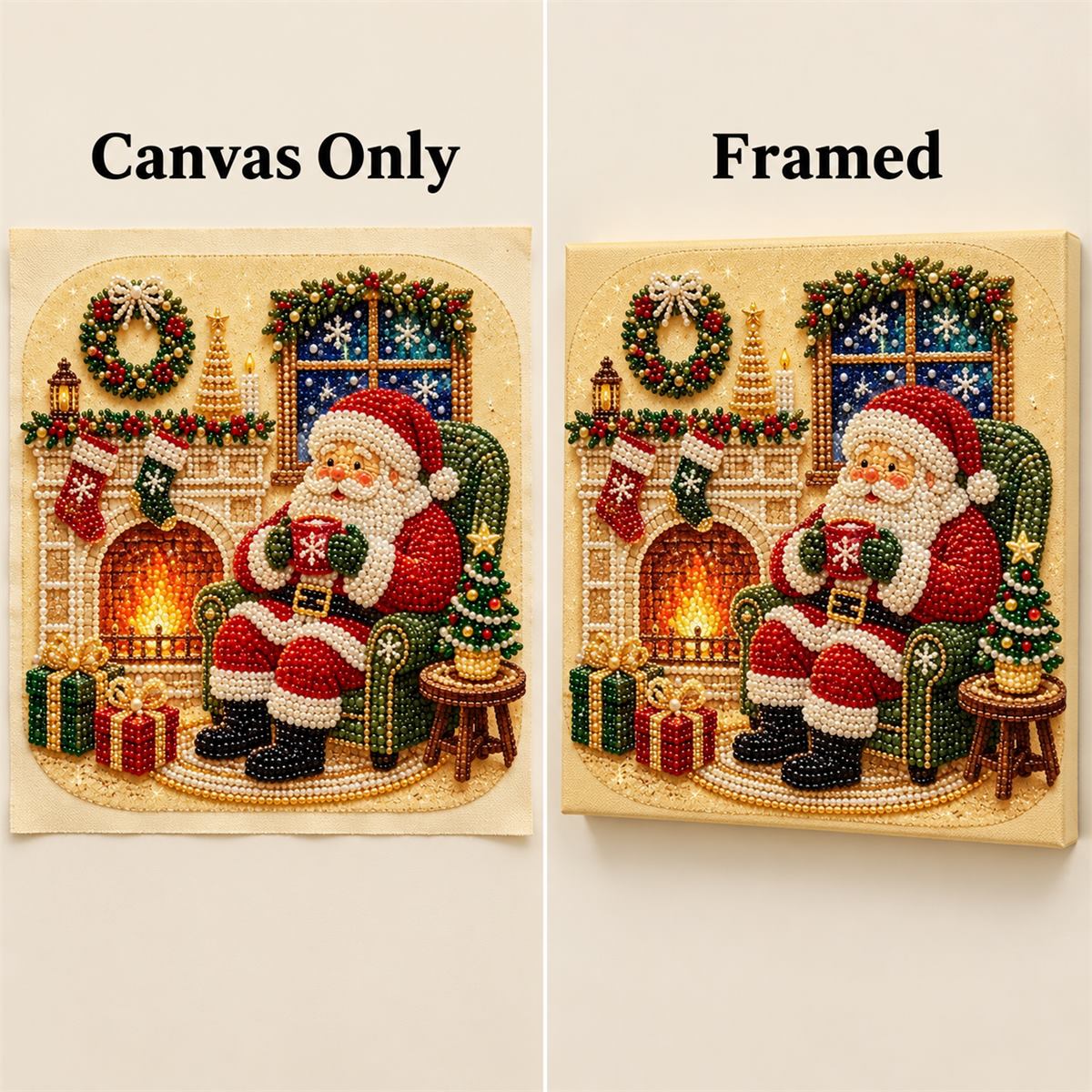 Santa Fireplace Cocoa — style image