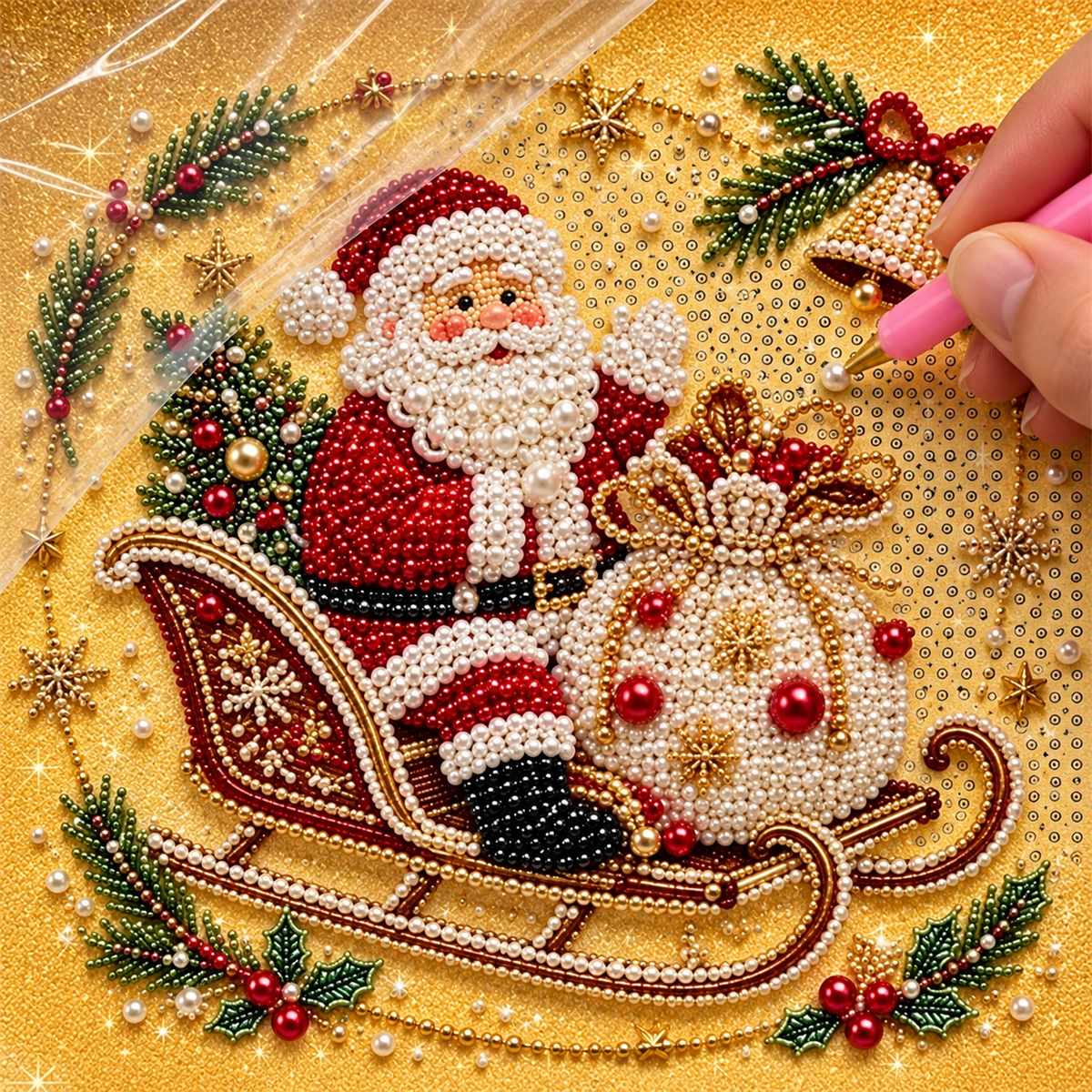 Santa Gift Sleigh — process image