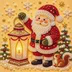 Santa Lantern Squirrel — detail image