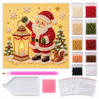 Santa Lantern Squirrel — kit image