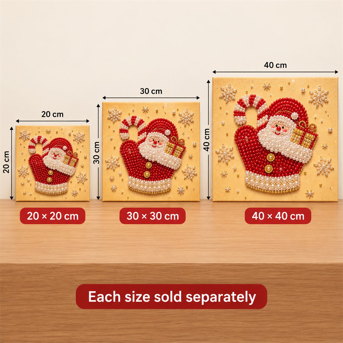 Santa Mitten Gift — size image
