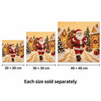 Santa Snowy Village Walk — size image