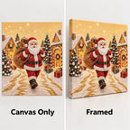 Santa Snowy Village Walk — style image