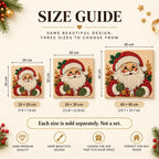 Santa With Glasses pearl painting kit – size image