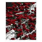 Original artwork for Scarlet and Ivory Bouquet