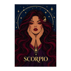 Original white-background artwork of Scorpio Violet Sting
