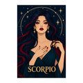 Original white-background artwork of Scorpio Midnight Scorpion