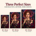 Three-size guide 20 × 30, 30 × 40, 40 × 50 cm for Scorpio guardian and jeweled scorpion