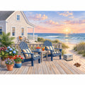 Seaside Cottage Beach Diamond Painting Kit finished landscape diamond painting product