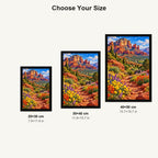 Sedona Red Rock Wildflowers size comparison