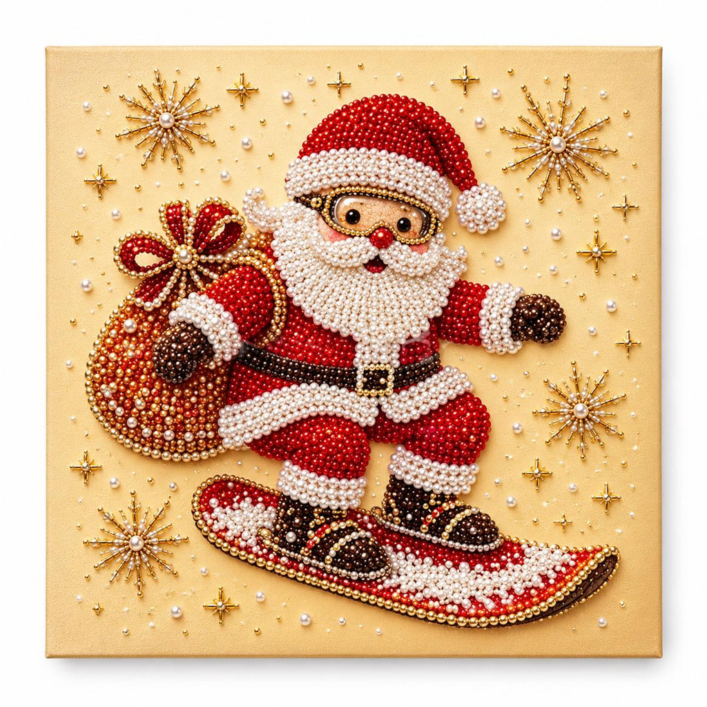 Snowboarding Santa Gift Sack — hero image