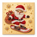 Snowboarding Santa Gift Sack — hero image